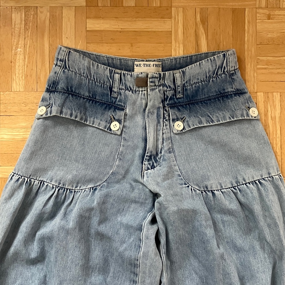 We the Free lotus balloon jeans 24 EUC - Picture 4 of 14